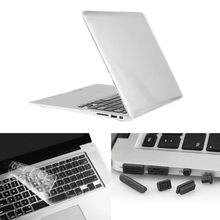 ENKAY pour MacBook Air 11,6 pouces (version américaine) / A1370 / A1465 Hat-Prince 3 en 1 Coque rigide en plastique avec protection de clavier et bouchon anti-poussière pour port