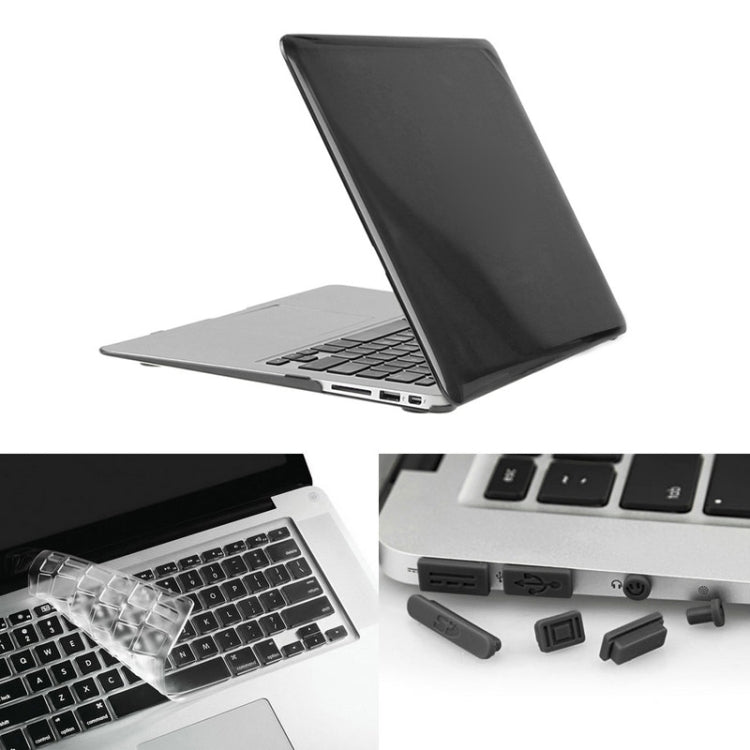 ENKAY pour MacBook Air 13,3 pouces (version américaine) / A1369 / A1466 Hat-Prince 3 en 1 Coque rigide en plastique avec protection de clavier et bouchon anti-poussière pour port