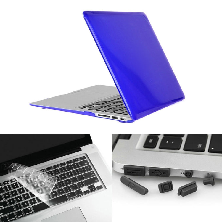 ENKAY pour MacBook Air 13,3 pouces (version américaine) / A1369 / A1466 Hat-Prince 3 en 1 Coque rigide en plastique avec protection de clavier et bouchon anti-poussière pour port