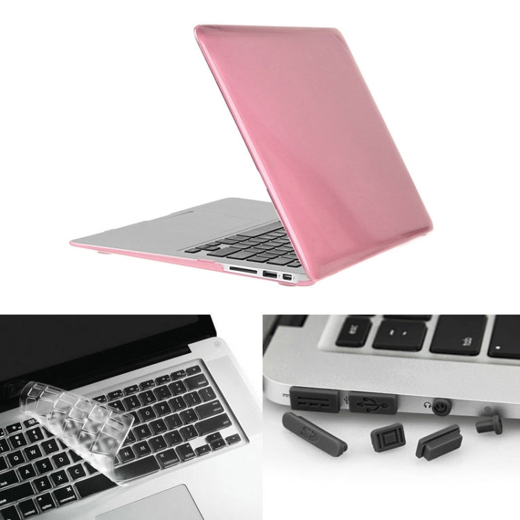 ENKAY pour MacBook Air 13,3 pouces (version américaine) / A1369 / A1466 Hat-Prince 3 en 1 Coque rigide en plastique avec protection de clavier et bouchon anti-poussière pour port