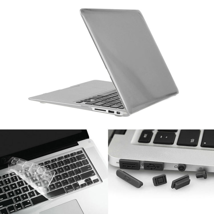 ENKAY pour MacBook Air 13,3 pouces (version américaine) / A1369 / A1466 Hat-Prince 3 en 1 Coque rigide en plastique avec protection de clavier et bouchon anti-poussière pour port