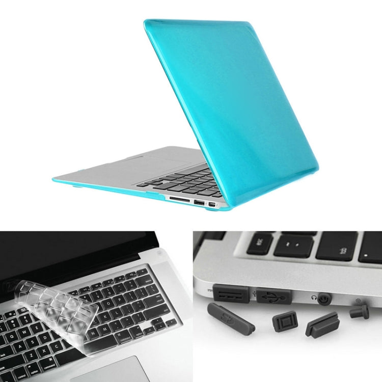 ENKAY pour MacBook Air 13,3 pouces (version américaine) / A1369 / A1466 Hat-Prince 3 en 1 Coque rigide en plastique avec protection de clavier et bouchon anti-poussière pour port