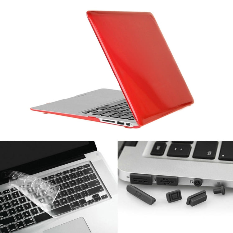 ENKAY pour MacBook Air 13,3 pouces (version américaine) / A1369 / A1466 Hat-Prince 3 en 1 Coque rigide en plastique avec protection de clavier et bouchon anti-poussière pour port
