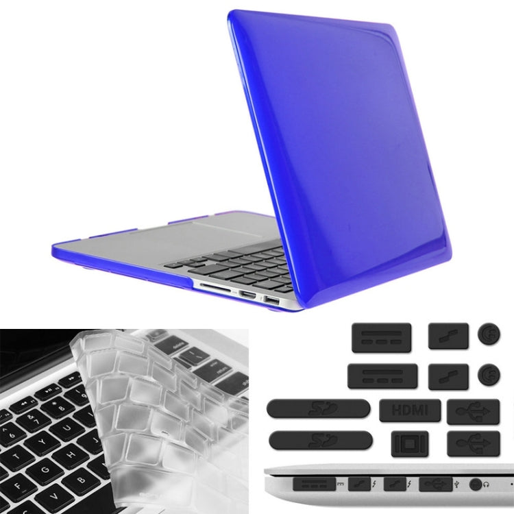 ENKAY pour MacBook Pro Retina 13,3 pouces (version américaine) / A1425 / A1502 Hat-Prince 3 en 1 Coque rigide en plastique avec protection de clavier et bouchon anti-poussière pour port