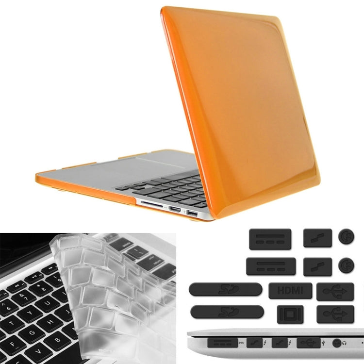 ENKAY pour MacBook Pro Retina 13,3 pouces (version américaine) / A1425 / A1502 Hat-Prince 3 en 1 Coque rigide en plastique avec protection de clavier et bouchon anti-poussière pour port