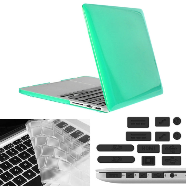 ENKAY pour MacBook Pro Retina 13,3 pouces (version américaine) / A1425 / A1502 Hat-Prince 3 en 1 Coque rigide en plastique avec protection de clavier et bouchon anti-poussière pour port