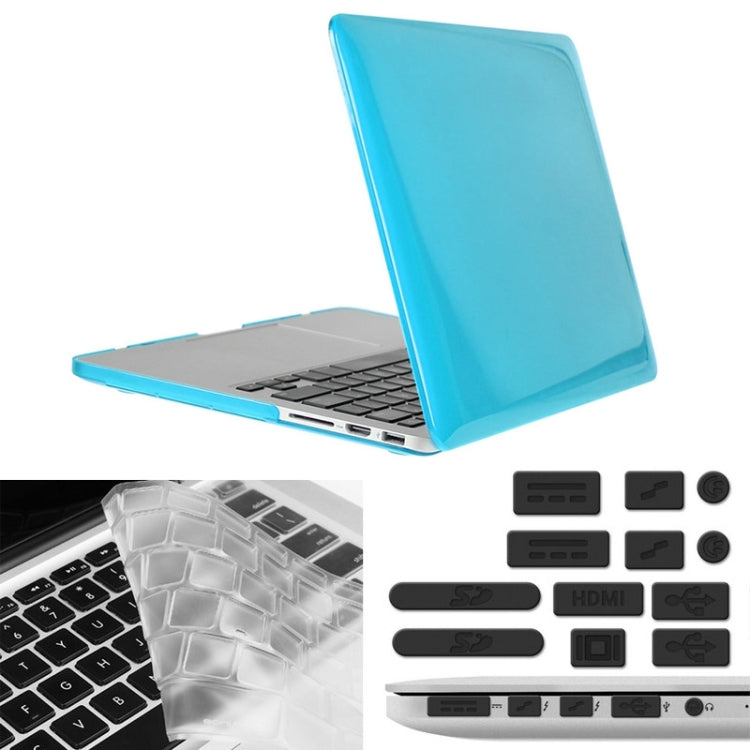 ENKAY pour MacBook Pro Retina 13,3 pouces (version américaine) / A1425 / A1502 Hat-Prince 3 en 1 Coque rigide en plastique avec protection de clavier et bouchon anti-poussière pour port