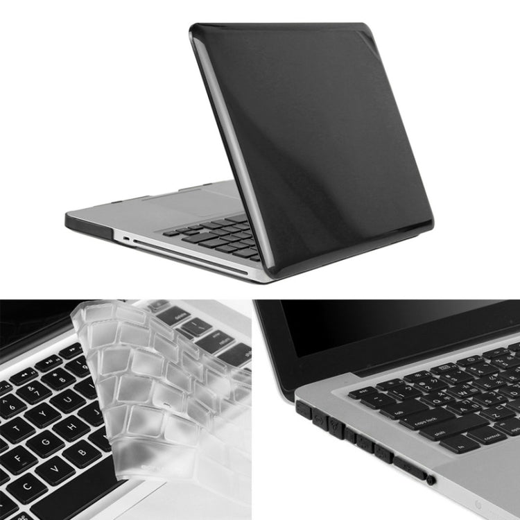 ENKAY pour MacBook Pro 15,4 pouces (version américaine) / A1286 Hat-Prince 3 en 1 Coque rigide en plastique avec protection de clavier et bouchon anti-poussière pour port