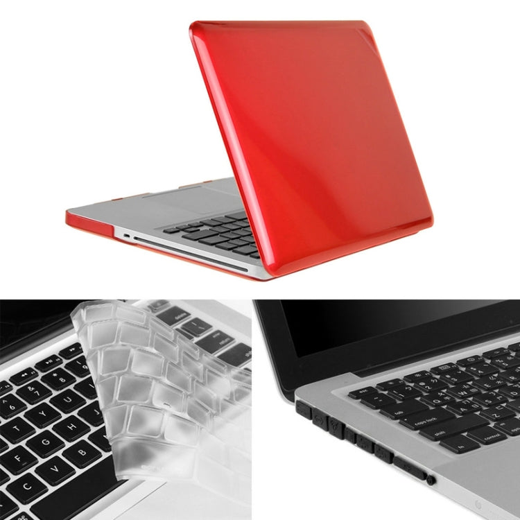 ENKAY pour MacBook Pro 15,4 pouces (version américaine) / A1286 Hat-Prince 3 en 1 Coque rigide en plastique avec protection de clavier et bouchon anti-poussière pour port