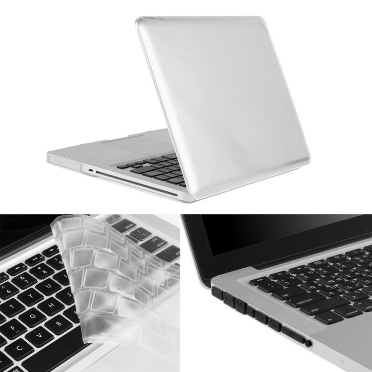 ENKAY pour MacBook Pro 15,4 pouces (version américaine) / A1286 Hat-Prince 3 en 1 Coque rigide en plastique avec protection de clavier et bouchon anti-poussière pour port