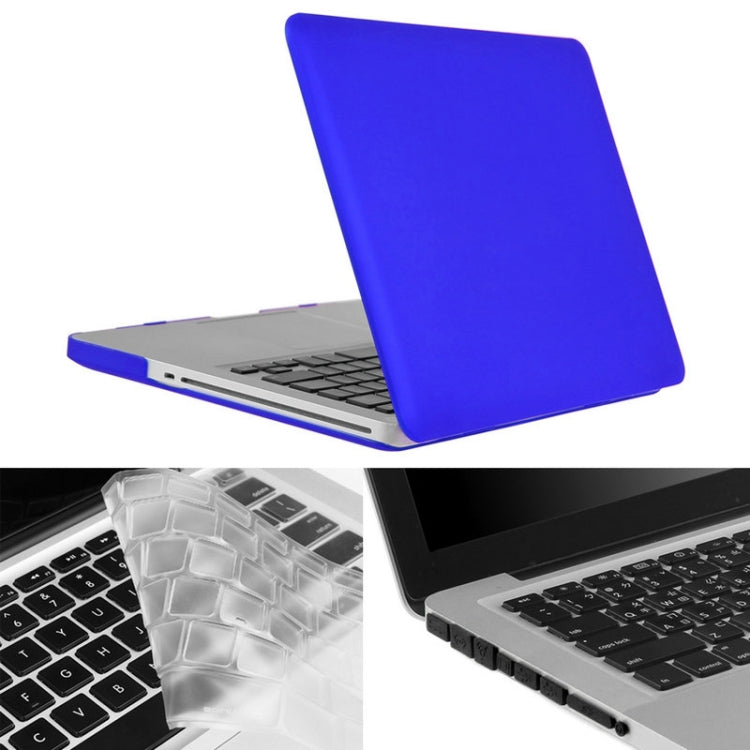 ENKAY pour MacBook Pro 13,3 pouces (version américaine) / A1278 Hat-Prince 3 en 1 Coque rigide givrée en plastique avec protection de clavier et bouchon anti-poussière pour port