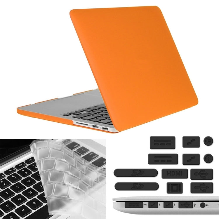 ENKAY pour MacBook Pro Retina 13,3 pouces (version américaine) / A1425 / A1502 Hat-Prince 3 en 1 Coque rigide givrée en plastique avec protection de clavier et bouchon anti-poussière pour port