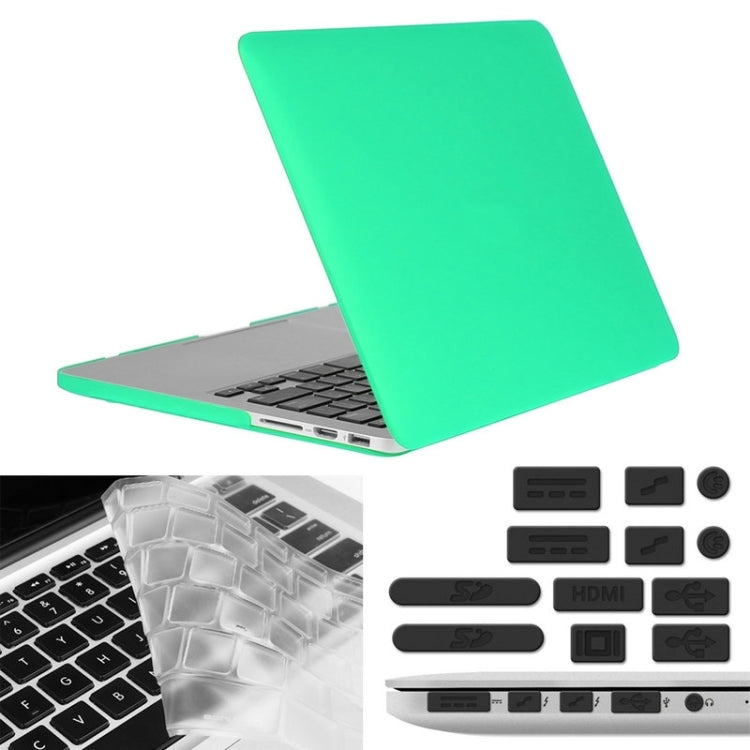 ENKAY pour MacBook Pro Retina 13,3 pouces (version américaine) / A1425 / A1502 Hat-Prince 3 en 1 Coque rigide givrée en plastique avec protection de clavier et bouchon anti-poussière pour port