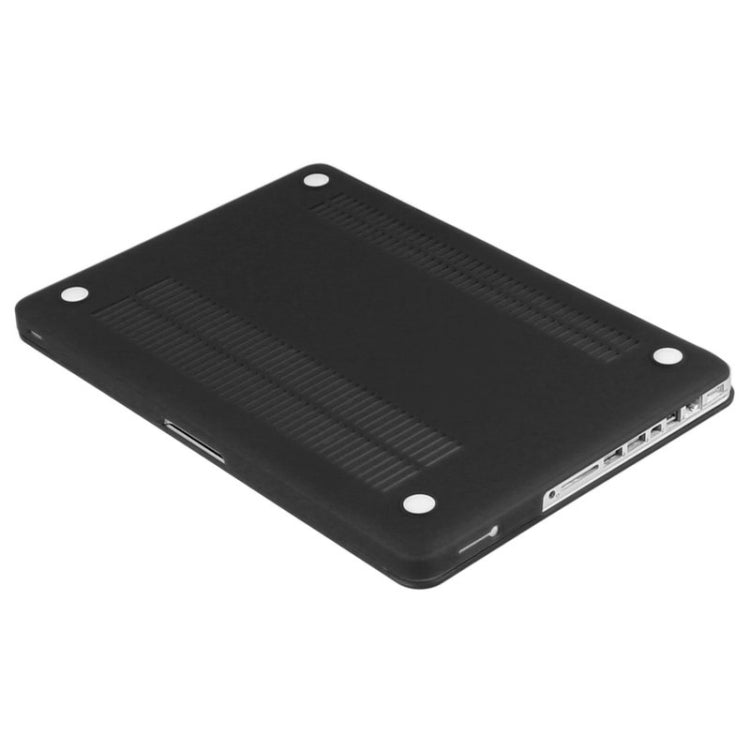 ENKAY pour MacBook Pro 15,4 pouces (version américaine) / A1286 Hat-Prince 3 en 1 Coque rigide givrée en plastique avec protection de clavier et bouchon anti-poussière pour port