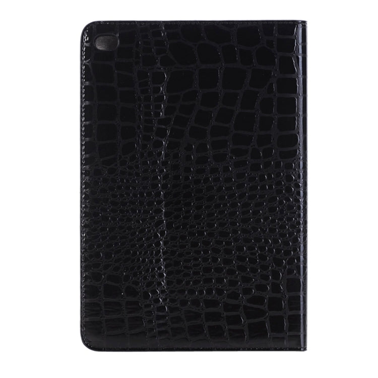 Étui intelligent en cuir à rabat horizontal, texture crocodile, avec support, emplacements pour cartes et portefeuille pour iPad Mini 4