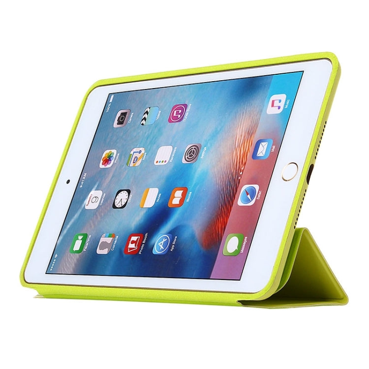 Horizontal Flip Solid Color Leather Case with Holder & Sleep / Wake-up Function for iPad mini 4