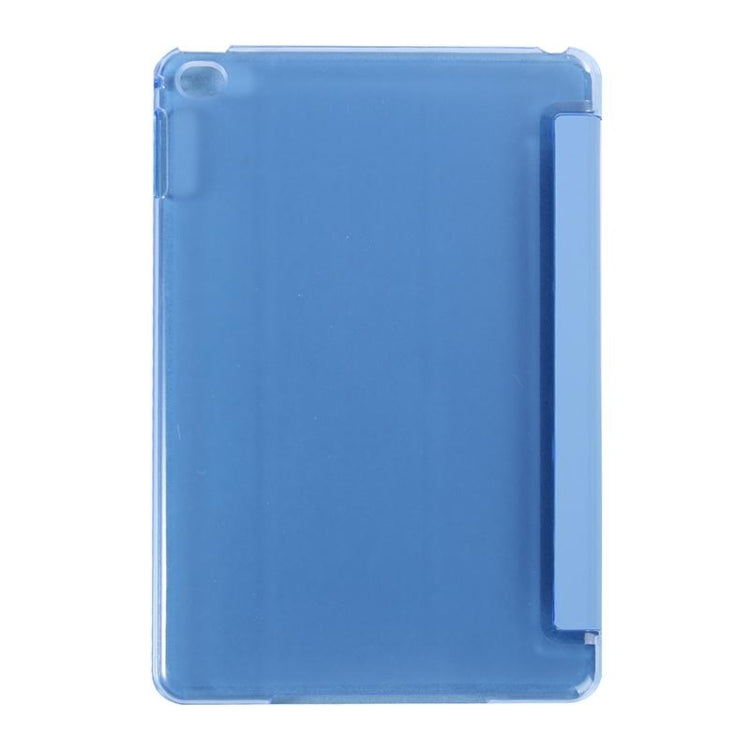 Silk Texture Horizontal Flip Leather Case with Three-Folding Holder for iPad mini 4