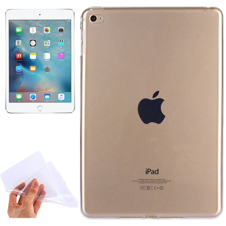 Coque de protection transparente et souple en TPU pour iPad mini 4