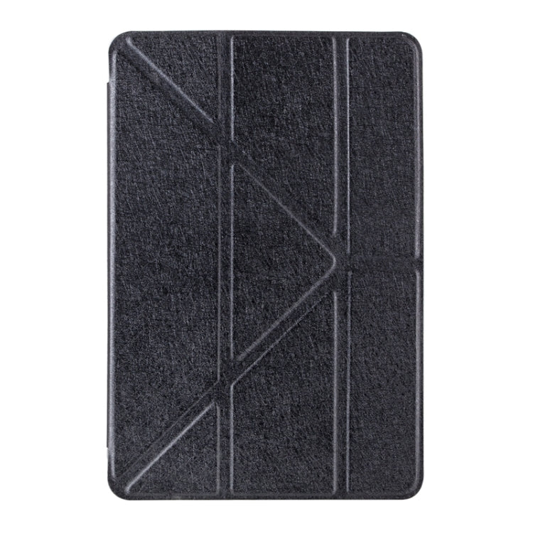 Transformers Style Silk Texture Horizontal Flip Solid Color Leather Case with Holder for iPad mini 4