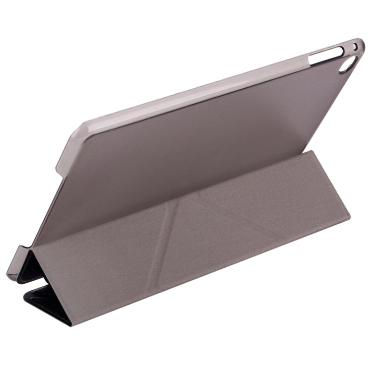 Transformers Style Silk Texture Horizontal Flip Solid Color Leather Case with Holder for iPad mini 4