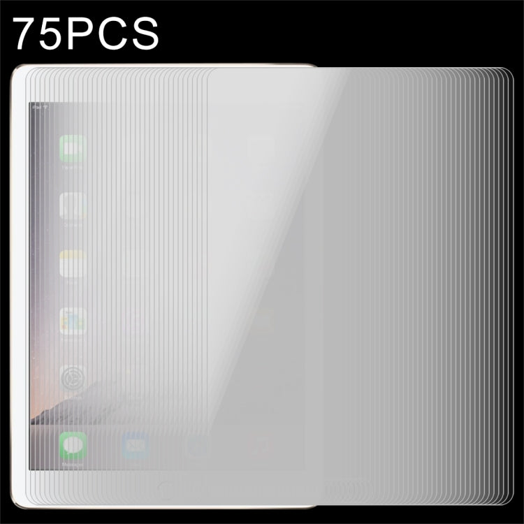 Lot de 75 films en verre trempé antidéflagrant 2,5D pour iPad mini 4 (0,4 mm), dureté de surface 9H+, iPad mini 4 (0,4 mm)