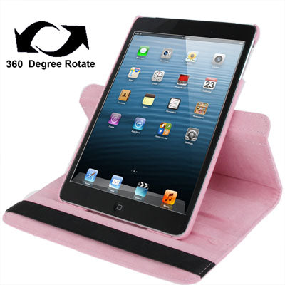 360 Degree Rotation Leather Case with Holder for iPad mini / mini 2 Retina