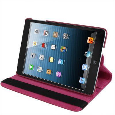 360 Degree Rotation Leather Case with Holder for iPad mini / mini 2 Retina