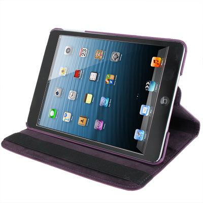 360 Degree Rotation Leather Case with Holder for iPad mini / mini 2 Retina