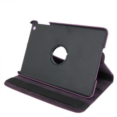 360 Degree Rotation Leather Case with Holder for iPad mini / mini 2 Retina
