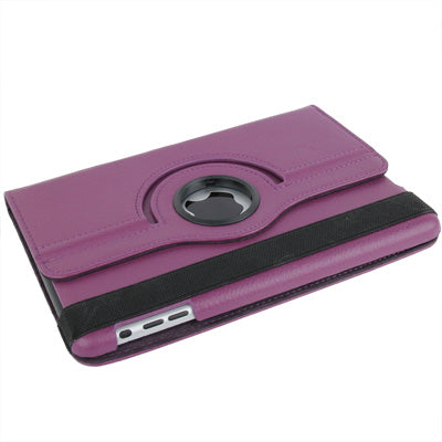 360 Degree Rotation Leather Case with Holder for iPad mini / mini 2 Retina