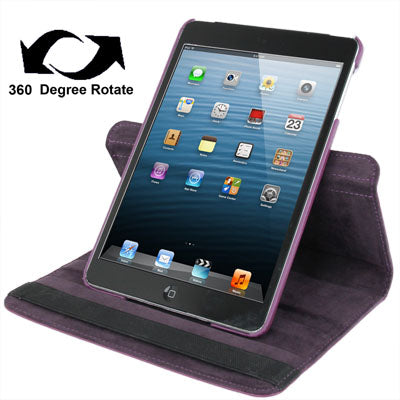 Étui en cuir rotatif à 360 degrés avec support pour iPad mini/mini 2 Retina