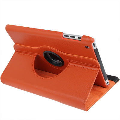 360 Degree Rotation Leather Case with Holder for iPad mini / mini 2 Retina