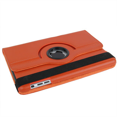 360 Degree Rotation Leather Case with Holder for iPad mini / mini 2 Retina
