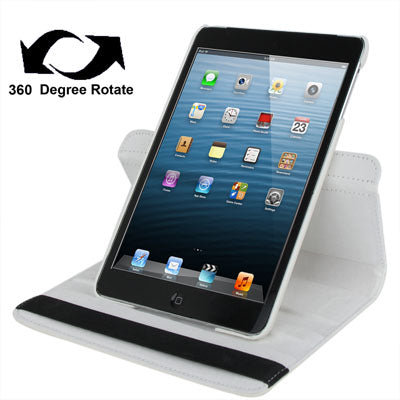 360 Degree Rotation Leather Case with Holder for iPad mini / mini 2 Retina