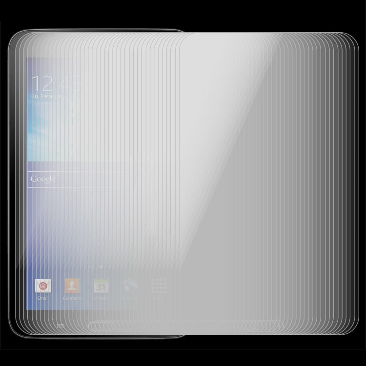 Lot de 100 films en verre trempé antidéflagrants 0,4 mm, dureté 9H+, 2,5D, pour Galaxy Tab 3 Lite T110 / T111 / T113, pour T110