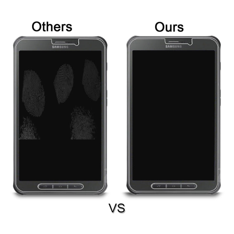 75 PCS 0.4mm 9H+ Surface Hardness 2.5D Explosion-proof Tempered Glass Film for Galaxy Tab Active / T360, For T360