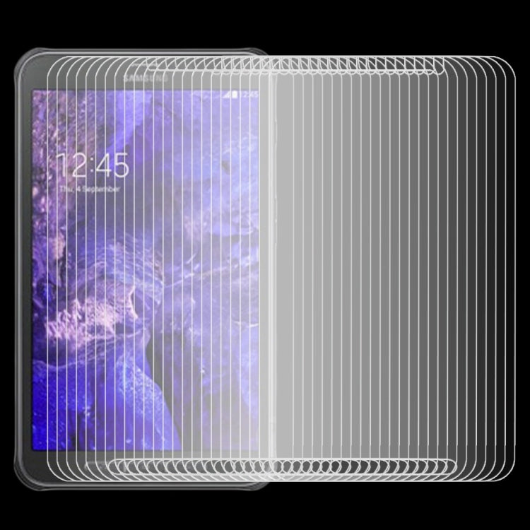 75 PCS 0.4mm 9H+ Surface Hardness 2.5D Explosion-proof Tempered Glass Film for Galaxy Tab Active / T360, For T360