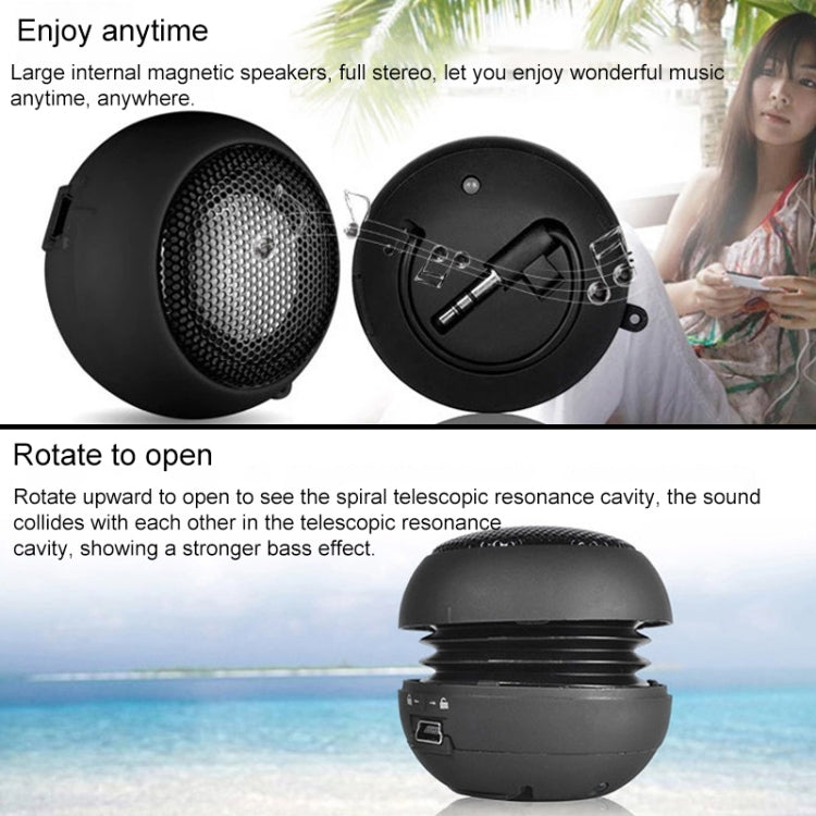 Small Hamburger Mini Portable Stereo Speaker for iPod, MP3, MP4, MP5, Mobile Phone, Laptop , S-MS-0139, S-MS-0139E, S-MS-0139G, S-MS-0139P, S-MS-0139RR, S-MS-0139W, S-MS-0139Y