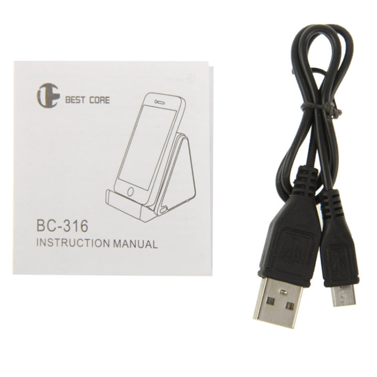 Wireless Magic Audio Amplifying Induction Speaker Holder for iPhone 5 & 5S & 5C / 4 & 4S (Black)