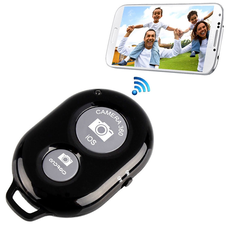 BRCMCOM Chip Universal Bluetooth 3.0 Remote Shutter Camera Control Self-timer, White, Black