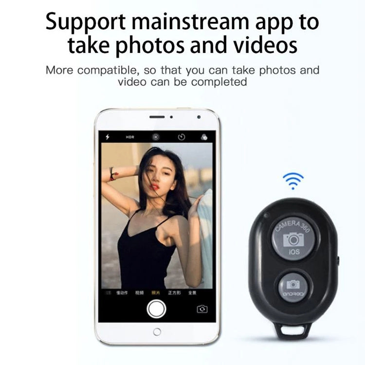 BRCMCOM Chip Universal Bluetooth 3.0 Remote Shutter Camera Control Self-timer, White, Black