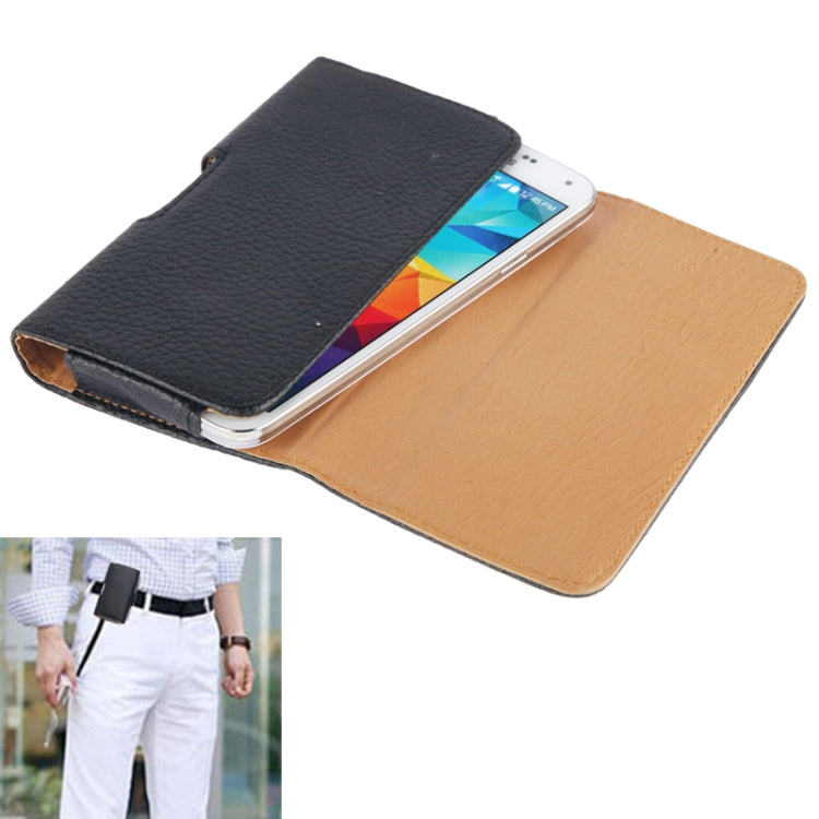 Wallet Style Litchi Texture Leather Case with Belt Clip for iPhone 6, Galaxy S5 / G900