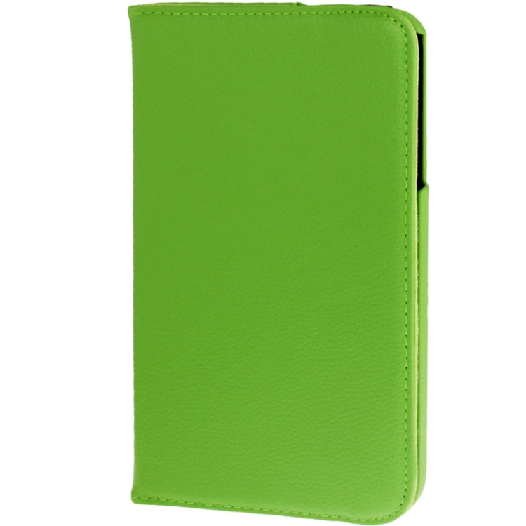 360 Degree Rotation Litchi Texture Leather Case with Holder for Galaxy Tab 3 (8.0) / T3110 / T3100 / T315