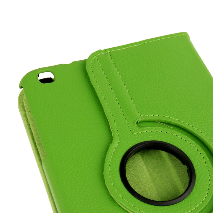 360 Degree Rotation Litchi Texture Leather Case with Holder for Galaxy Tab 3 (8.0) / T3110 / T3100 / T315