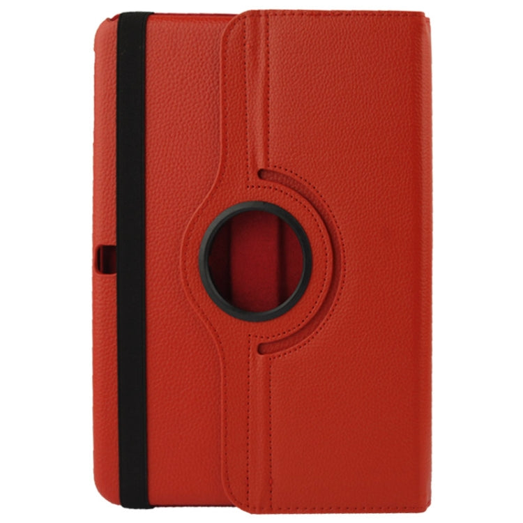 360 Degree Rotatable Litchi Texture Leather Case with 2-angle Viewing Holder for Samsung Galaxy Tab 4 10.1 / SM-T530 / T531 / T535