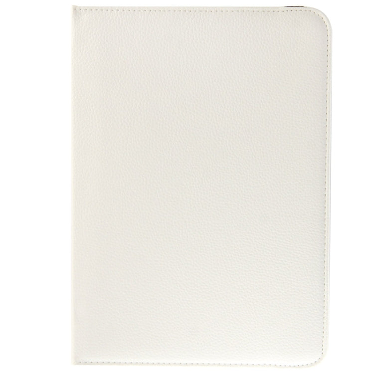 Étui en cuir texturé Litchi rotatif à 360 degrés avec support de visualisation à deux angles pour Samsung Galaxy Tab 4 10.1 / SM-T530 / T531 / T535