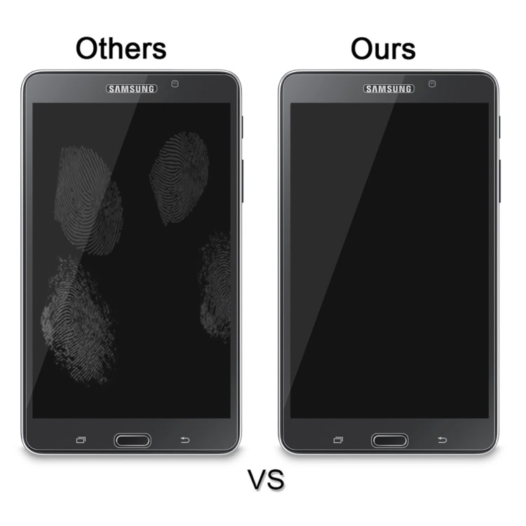 Film en verre trempé antidéflagrant 0,4 mm, dureté de surface 9H+ 2,5D, pour Galaxy Tab 4 7.0 / T230 / T231 / T235, pour T230