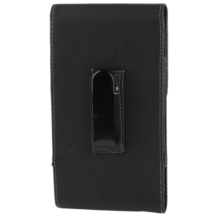Litchi Texture Vertical Insertion Leather Case with Belt Clip for Galaxy Mega 6.3 / i9200