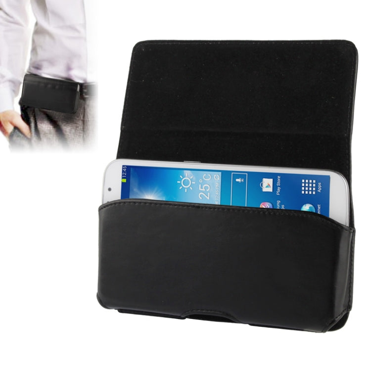 Étui portefeuille en cuir avec clip ceinture pour Galaxy Mega 6.3 / i9200