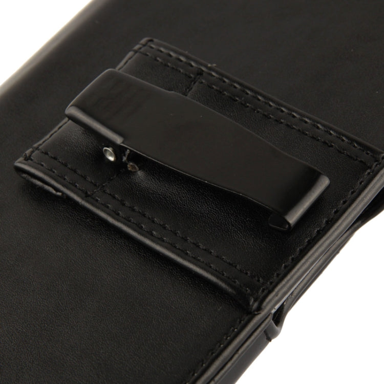 Étui portefeuille en cuir avec clip ceinture pour Galaxy Mega 6.3 / i9200
